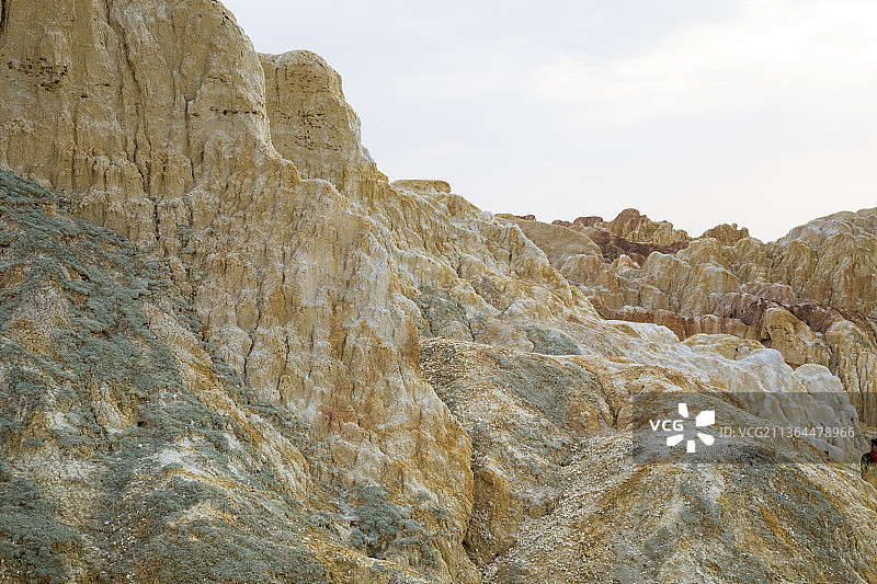 新疆五彩滩风景区七彩丹霞地貌风光图片素材