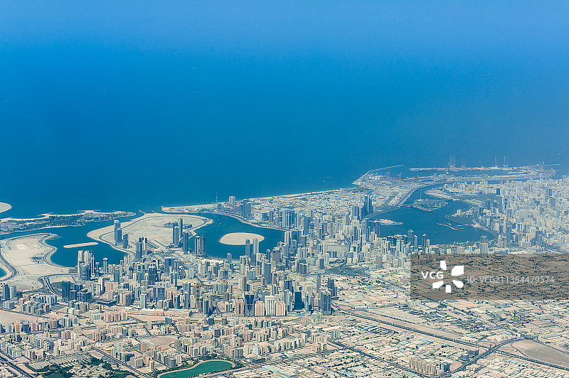 迪拜俯瞰图片素材