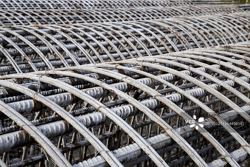 基建材料钢材特写图片素材
