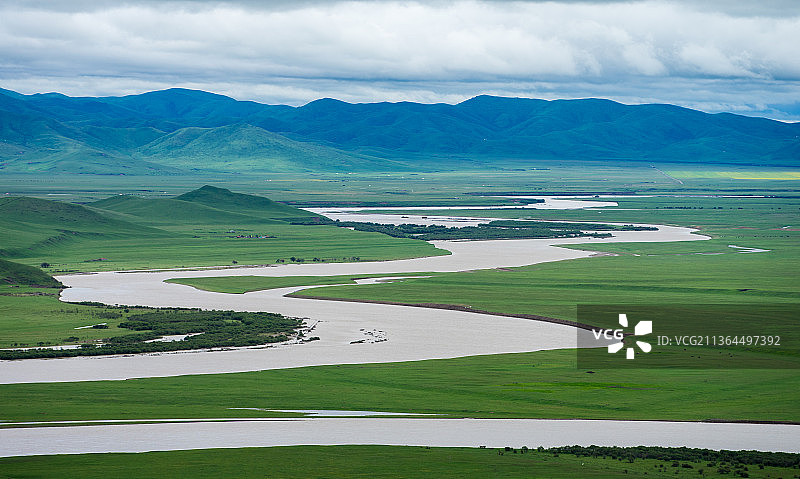 九曲黄河第一湾图片素材