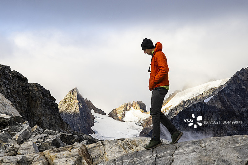 北喀斯喀德国家公园攀登图片素材