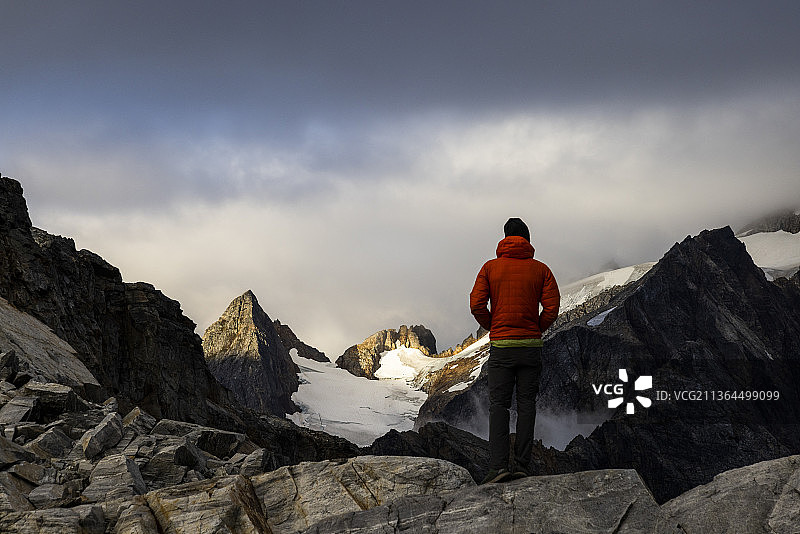 北喀斯喀德国家公园攀登图片素材