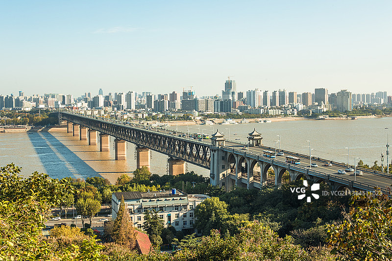 武汉长江大桥图片素材