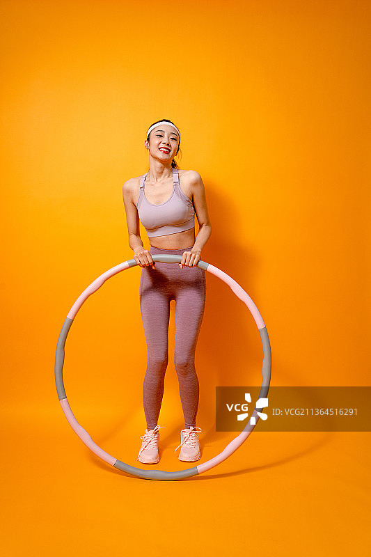 时尚运动美少女图片素材