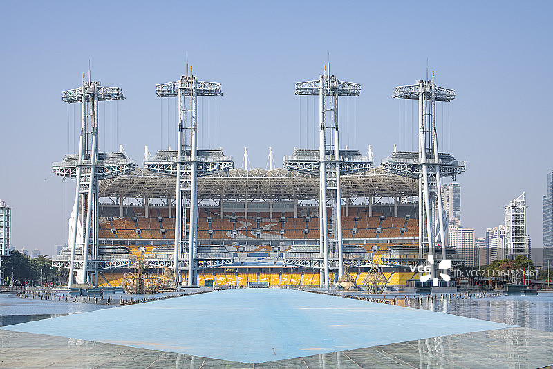 广州海心沙亚运公园体育看台图片素材