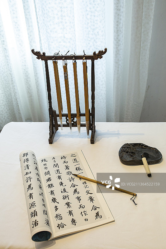 中国传统文化之书法练习图片素材