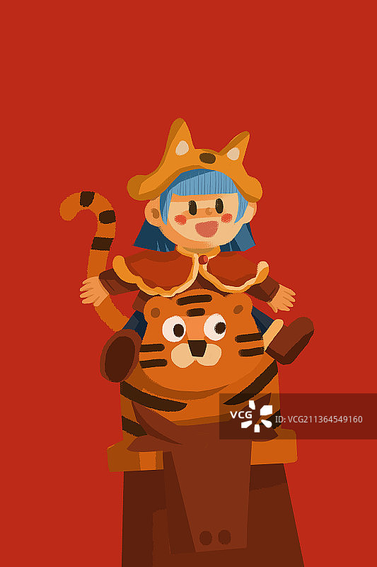 虎年新年贺岁图片素材