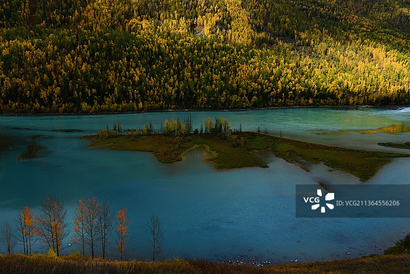 卧龙湾的早晨图片素材