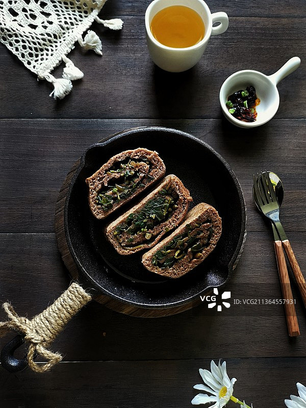 马齿苋面卷图片素材