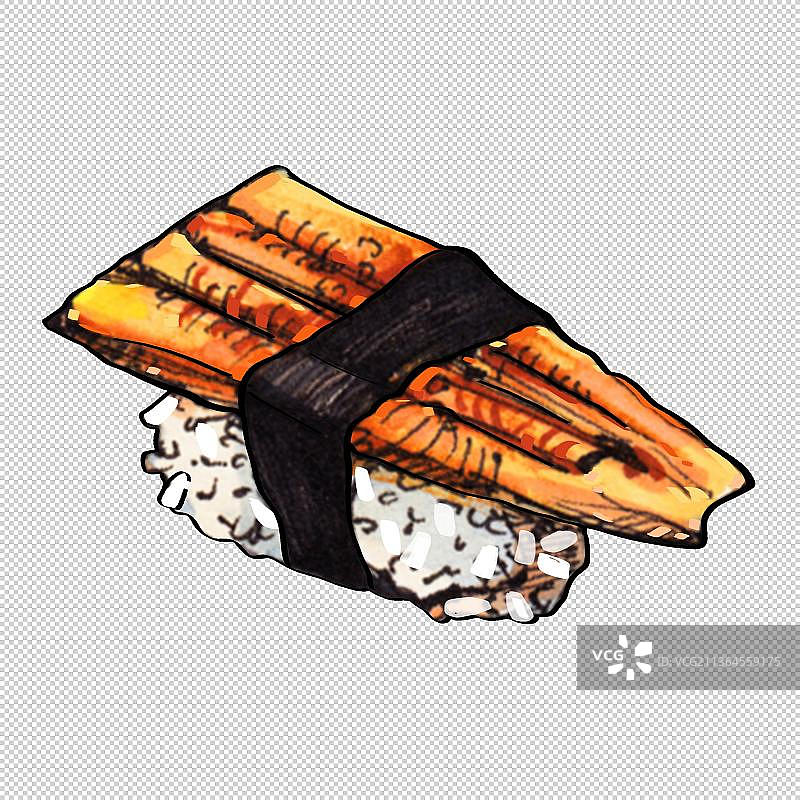 星鳗鱼寿司 美食食物餐饮菜单饮食图片素材