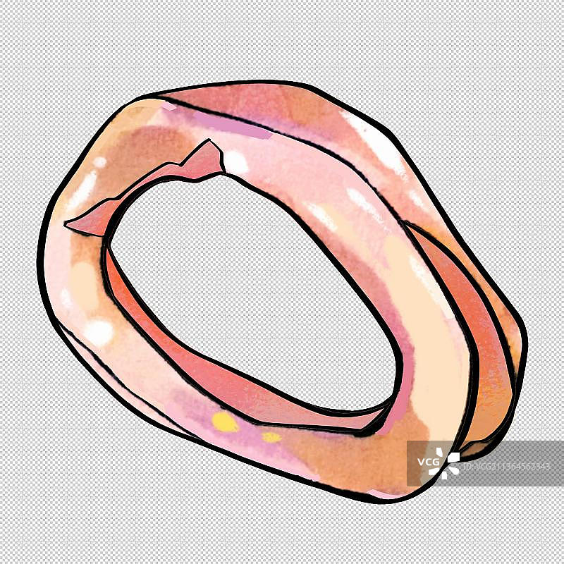 鱿鱼圈一个 新鲜海鲜水产品 美食食物餐饮菜单图片素材