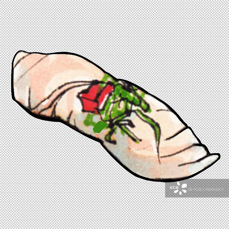 石斑鱼鱼生 新鲜海鲜水产品 美食食物餐饮菜单图片素材