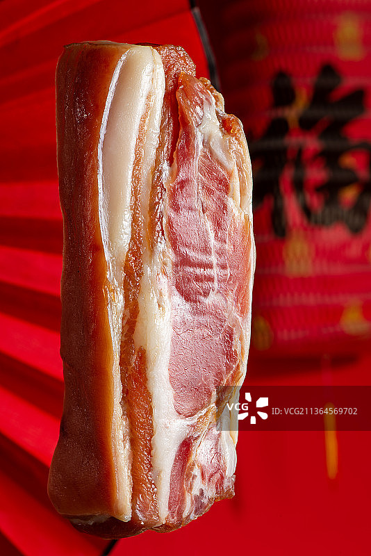 新年年货香肠腊肉图片素材