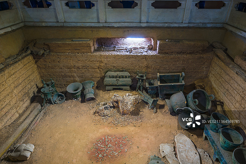 安阳妇好墓图片素材