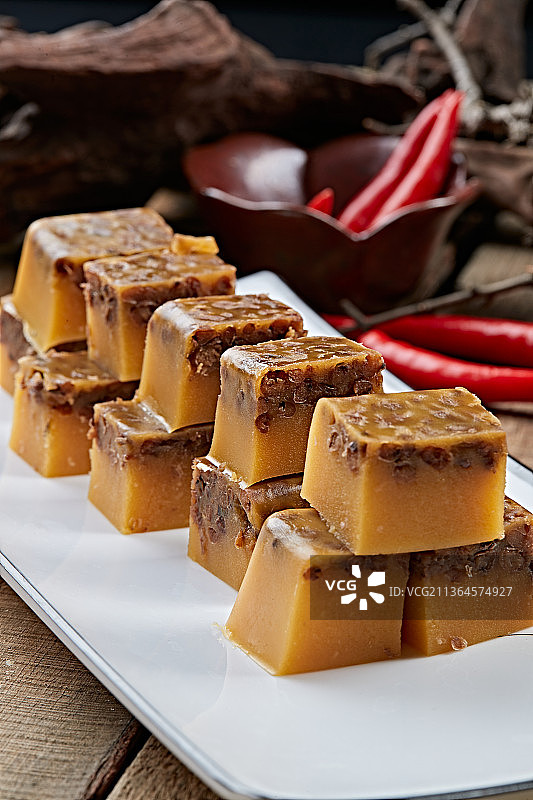 甜品小吃红豆豌豆黄图片素材