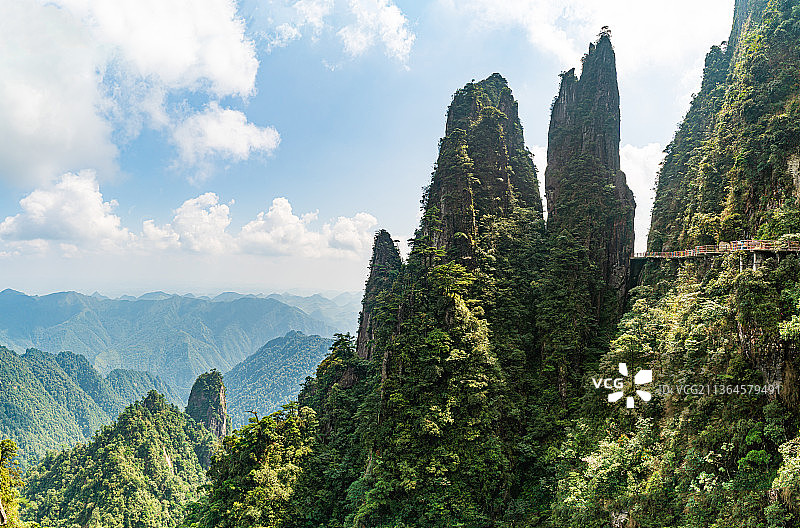 湖南郴州莽山五指峰自然风光图片素材