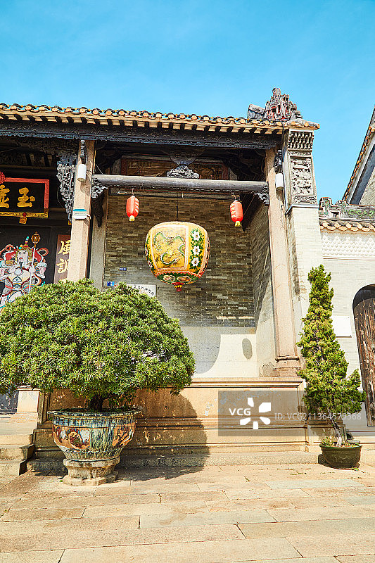 广州番禺旅游风景区沙湾古镇玉虚宫图片素材