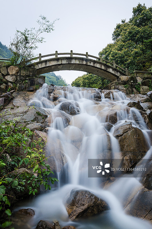 衡阳水帘洞瀑布图片素材