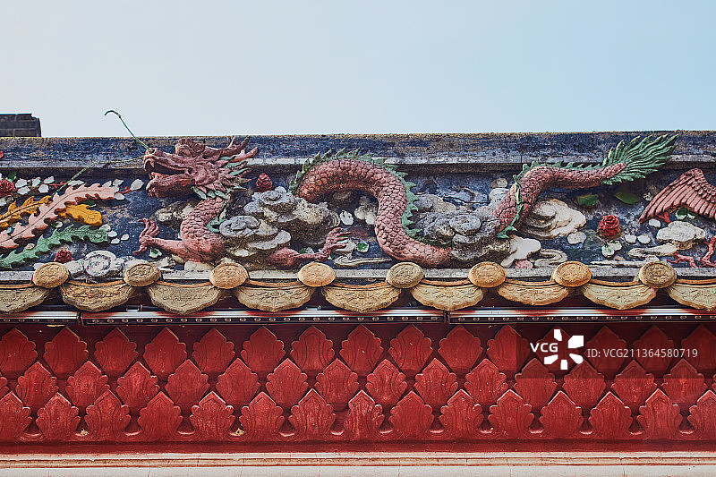 广州番禺旅游风景区沙湾古镇留耕堂何氏大宗祠图片素材