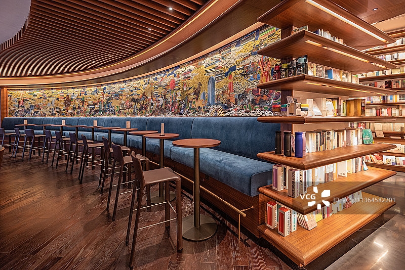书店咖啡馆室内购物中心设计图图片素材