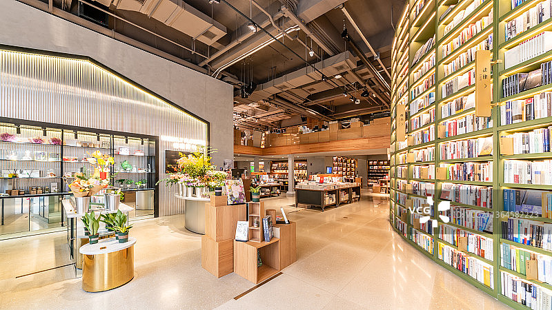书店咖啡馆室内购物中心设计图图片素材