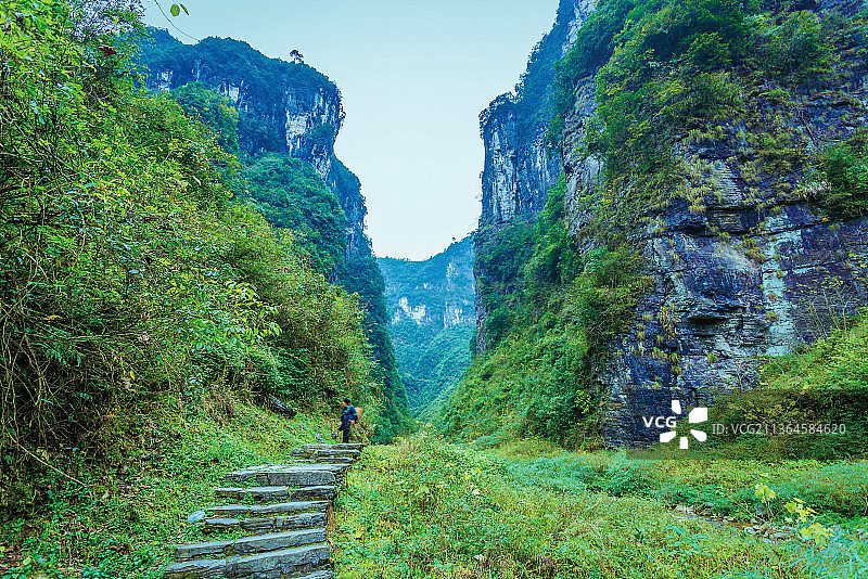 吉首德夯大峡谷风光图片素材