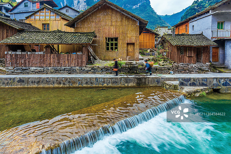 吉首德夯大峡谷风光图片素材