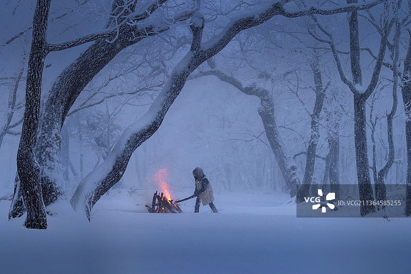冰与火图片素材