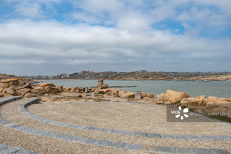 福建平潭 猴研岛 祖国大陆距离台湾岛最近的地方图片素材