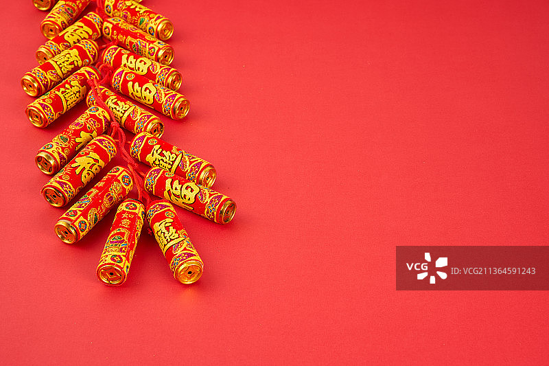 新年鞭炮静物素材图片素材