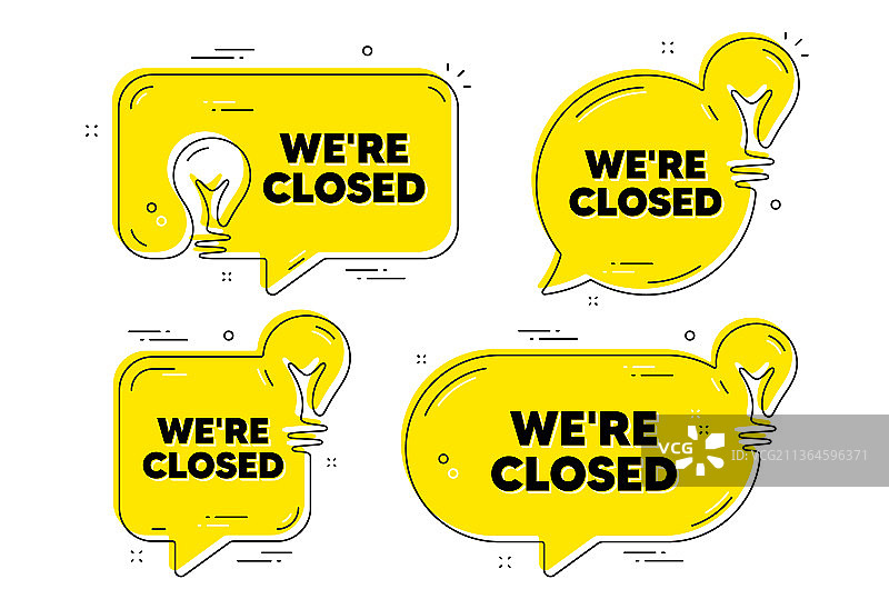我们已停止营业图片素材