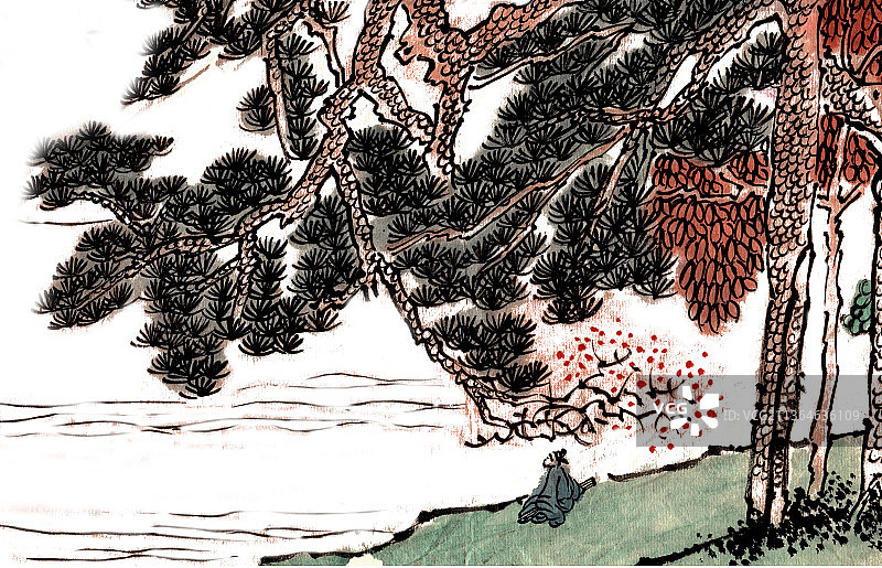 松下修道图图片素材