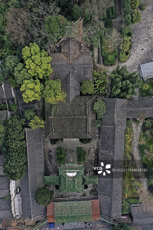 四川阆中张飞庙图片素材