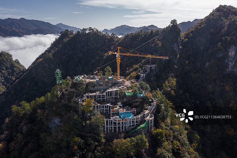 城口亢谷景区风光图片素材