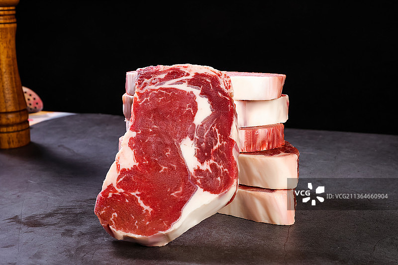 牛排原切眼肉图片素材