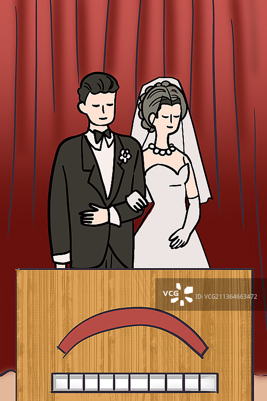 民政领证签字按手印情侣结婚图片素材