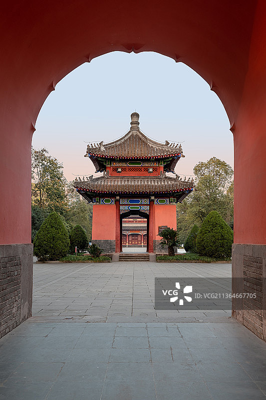 成都武侯祠美术馆碑亭图片素材