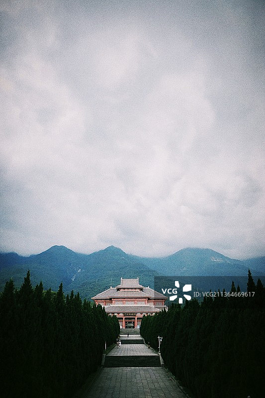 三塔寺-雨铜观音殿图片素材