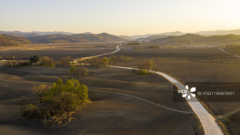吉林桦甸常山黑土地图片素材