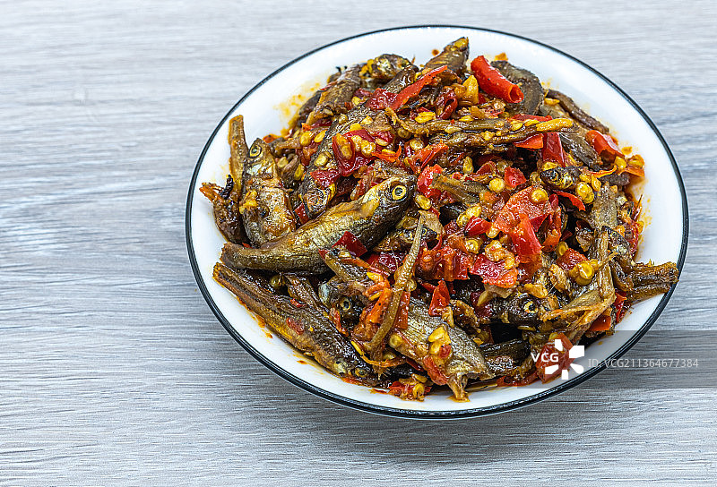 湖南特色美食.火焙鱼柴火鱼图片素材