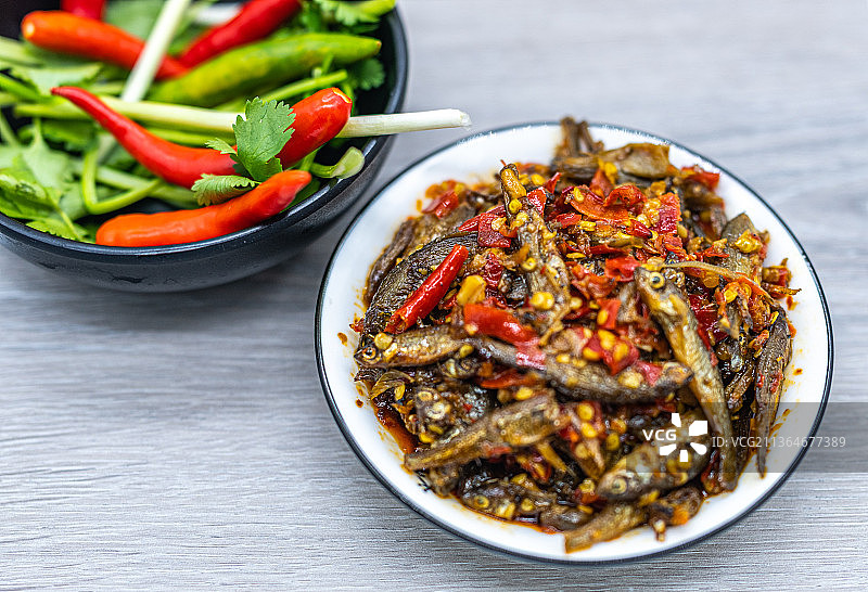 湖南特色美食.火焙鱼柴火鱼图片素材