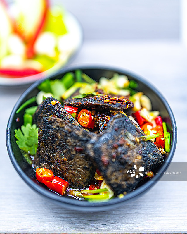 湖南特色美食小吃.长沙臭豆腐图片素材