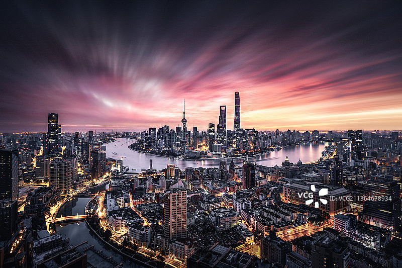 魔都日出 Shanghai Sunrise图片素材