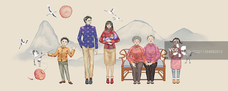 全家福图片素材