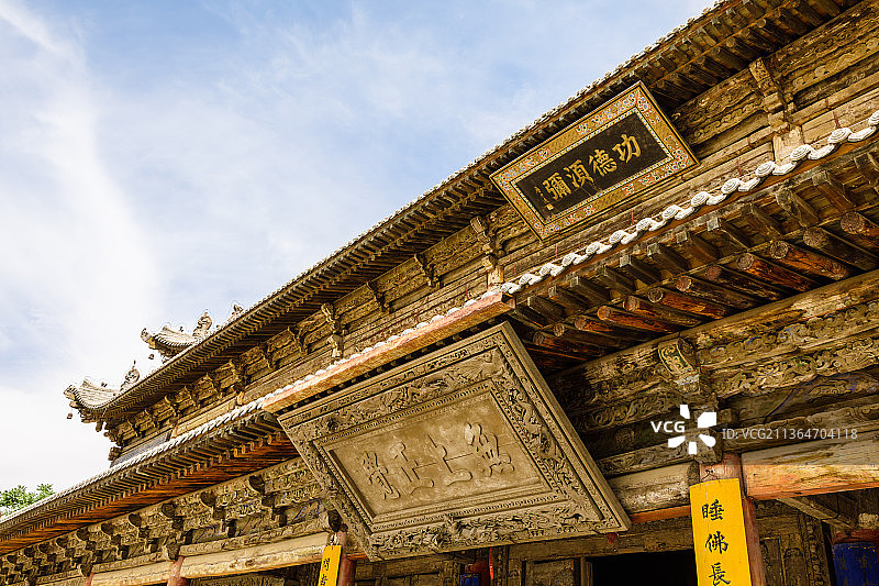 甘肃张掖大佛寺图片素材