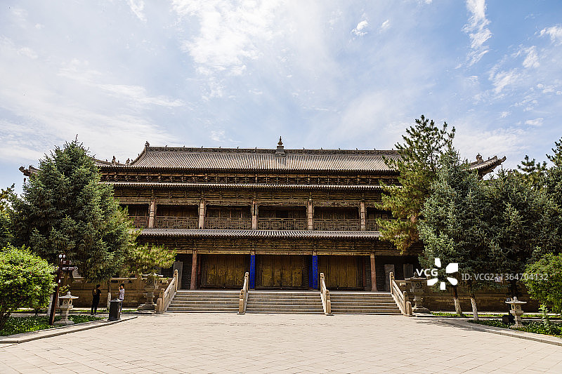甘肃张掖大佛寺图片素材