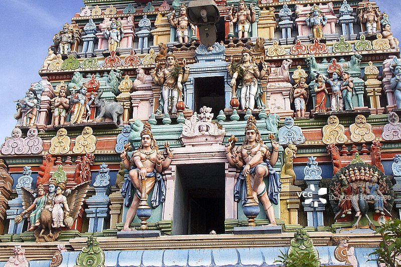 卡帕莱斯瓦拉尔神庙塔楼图片素材