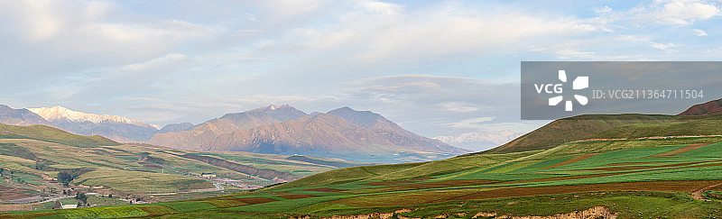 青海海北祁连县卓尔山风景区风光图片素材