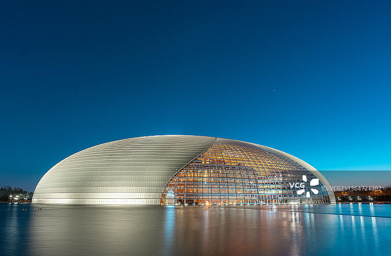 中国北京国家大剧院图片素材