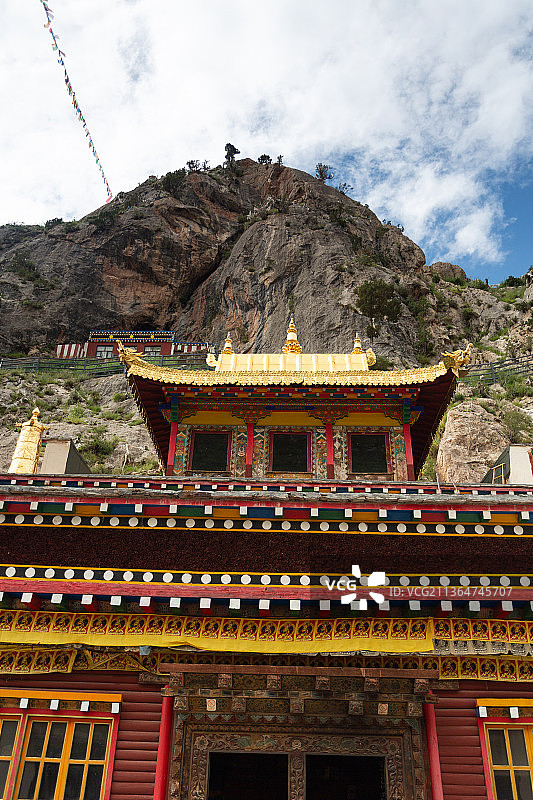 文成公主庙图片素材